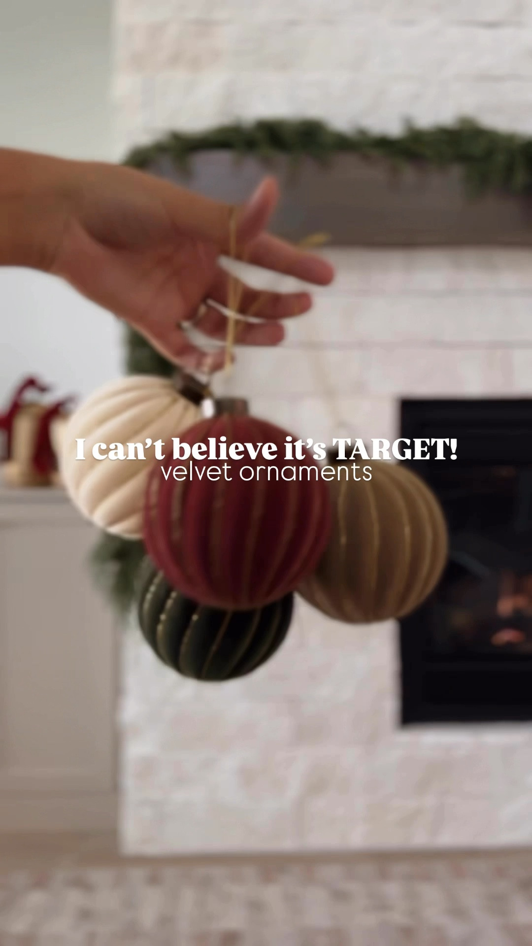 The viral velvet ornaments from Target studio McGee are back in stock! The quality of these is a 10/10! 

#LTKSeasonal #LTKHoliday #LTKHome