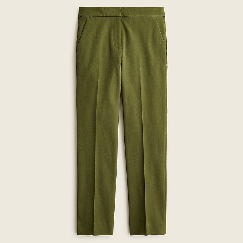 Kate straight-leg pant in bi-stretch cotton | J.Crew US