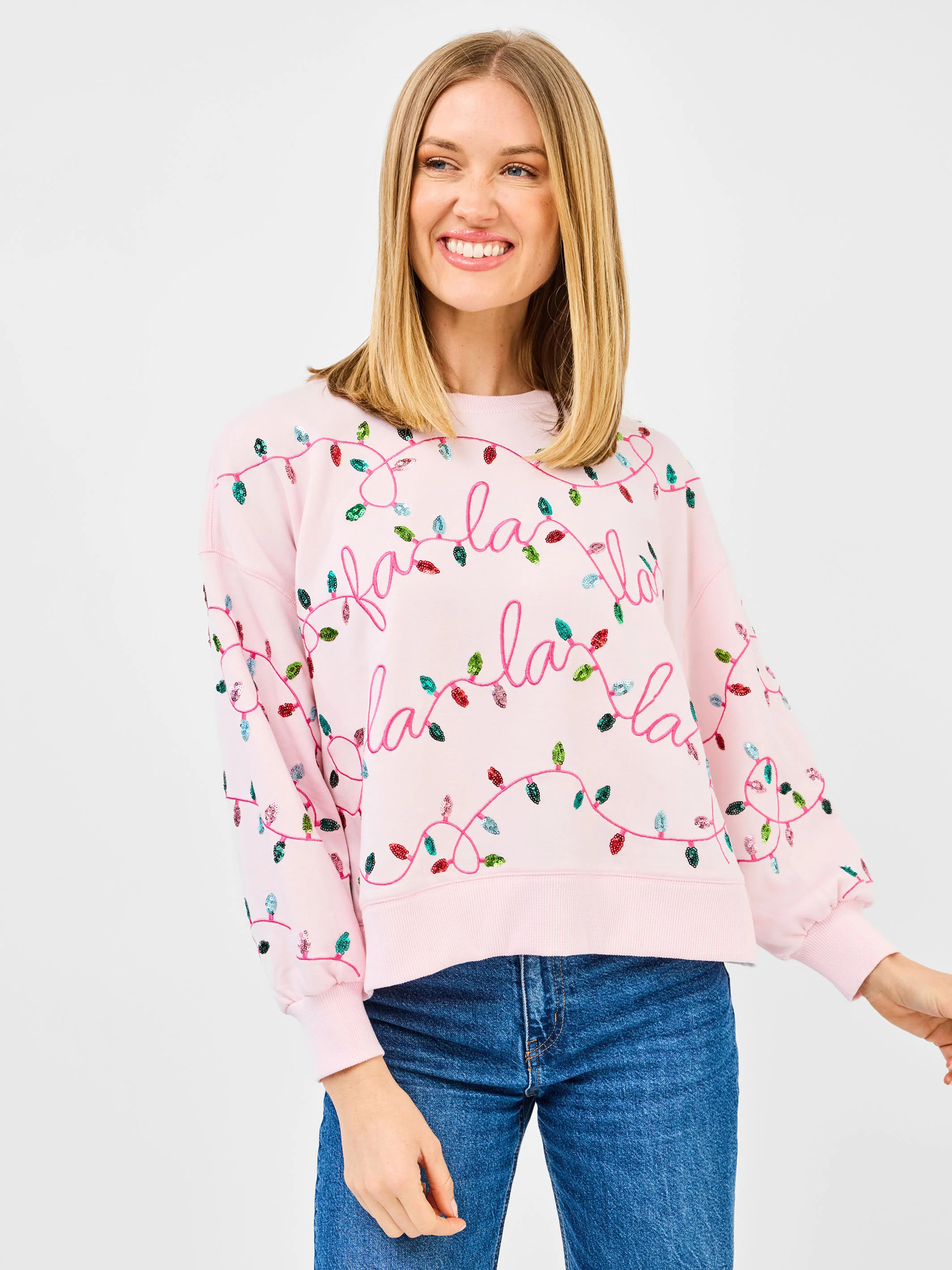 Millie Sweatshirt | Fa La La Lights | Mary Square