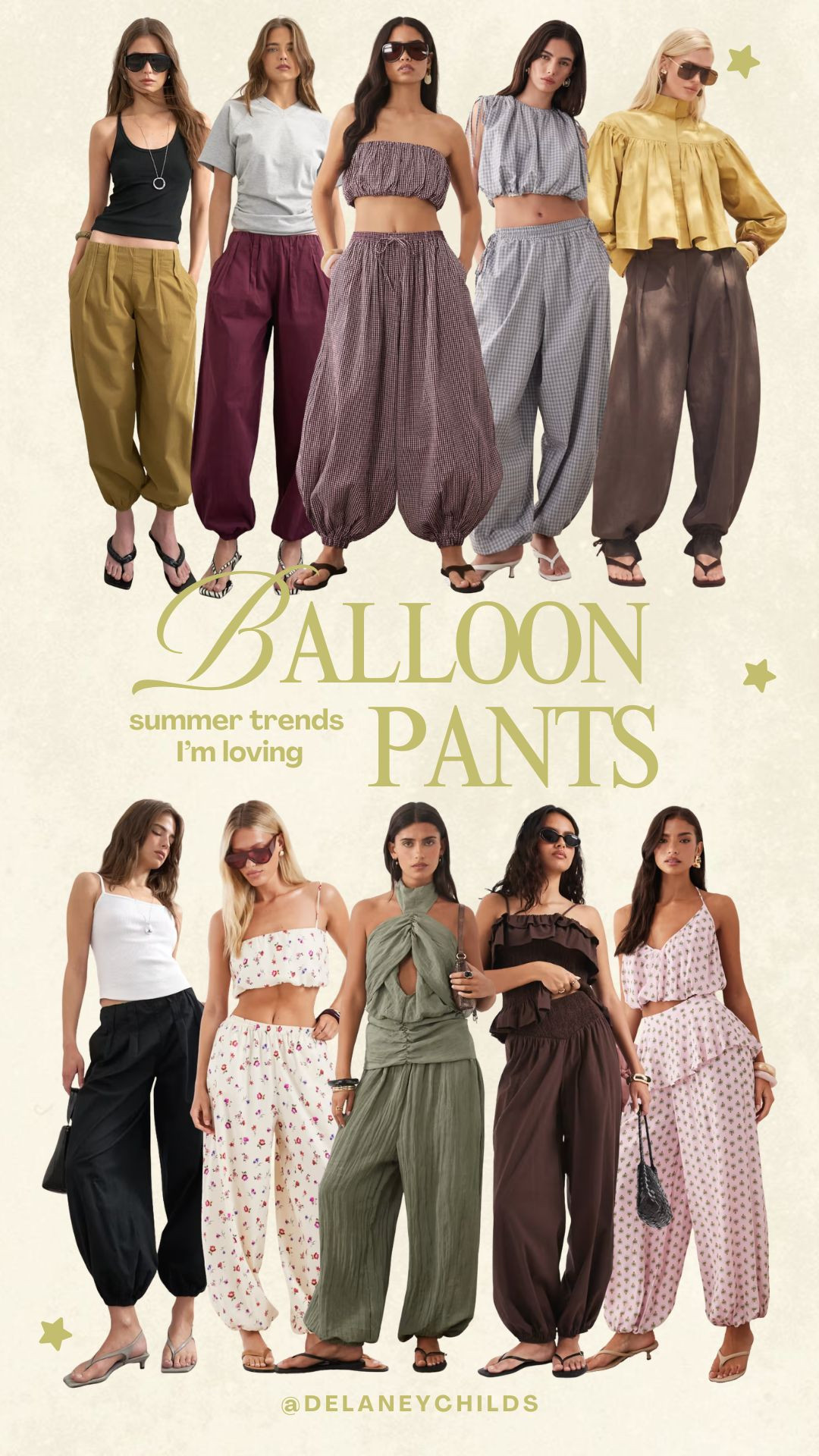 Balloon pants I'm loving this summer! 

 #LTKdayinmylife #LTKgrwm #LTKootd