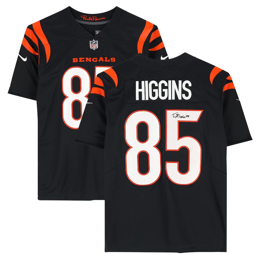 Tee Higgins Cincinnati Bengals Fanatics Authentic Autographed Black Nike Limited Jersey | Fanatics