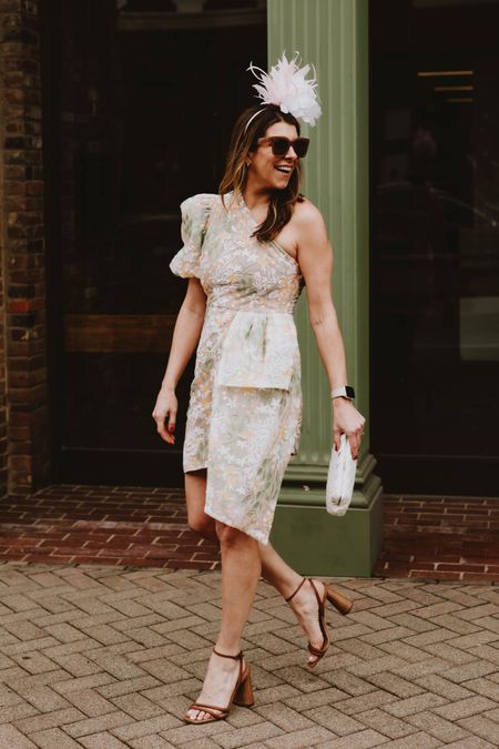 Elliatt Napa Dress available at Her Boutique. Additional Elliatt dress for Kentucky Derby and Kentucky Oaks. Sam Edelman block heels 

#LTKstyletip