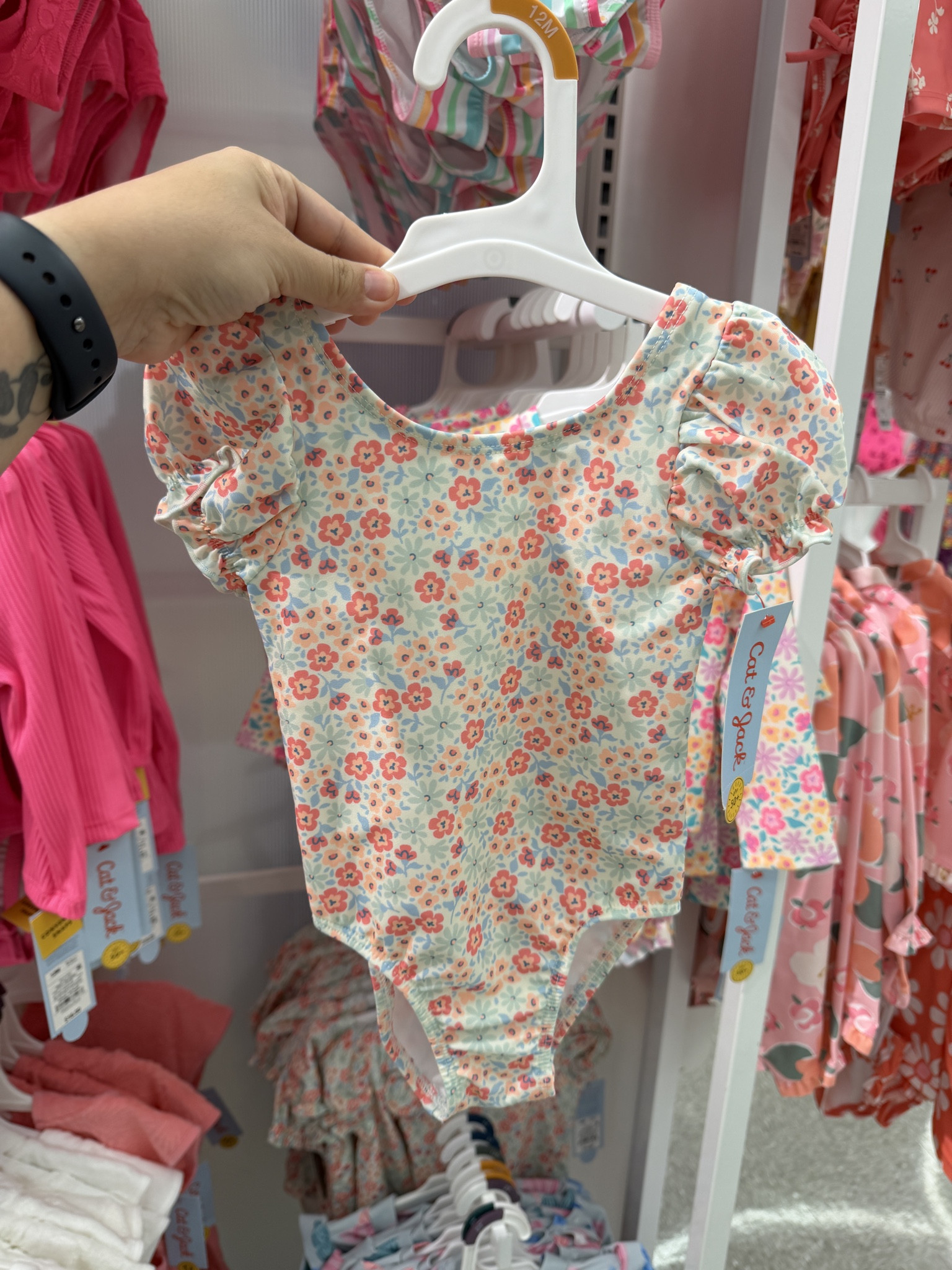 New bathing suits for kids at Target! 

Toddler Girls' Puff Sleeve Ditsy
Floral One Piece Swimsuit - Cat & Jack

#LTKmomlife #LTKKids #LTKSeasonal