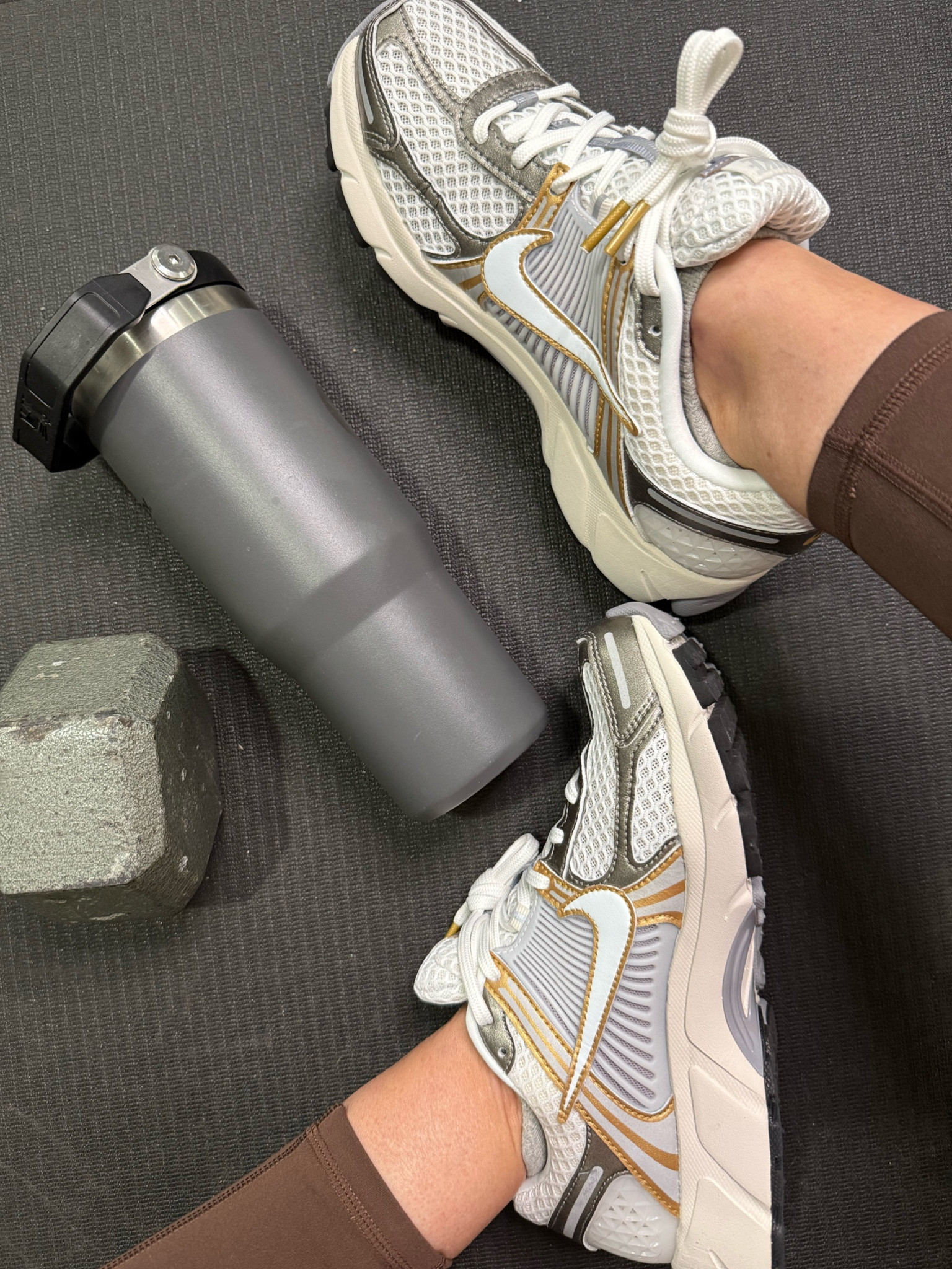 Loving the mixed metal colors on these sneakers and was great for the workout 

#LTKActive #LTKOver40 #LTKFitness