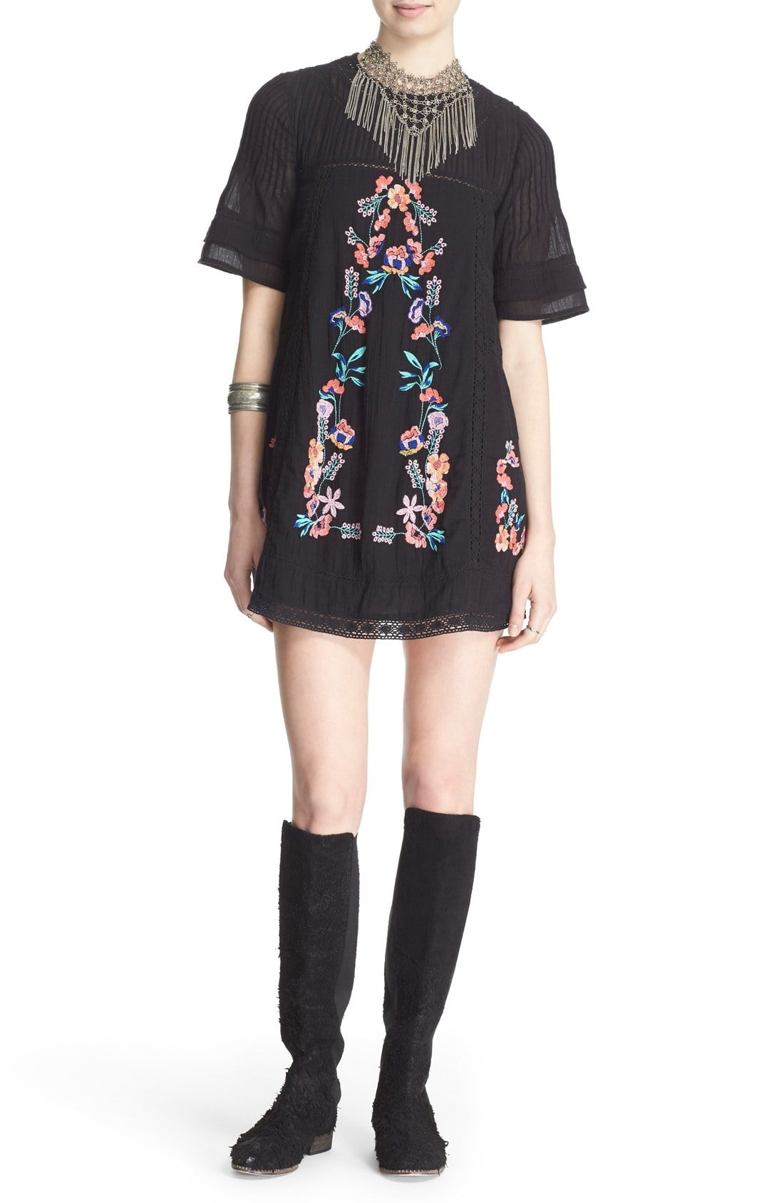 Free People 'Perfectly Victorian' Minidress | Nordstrom