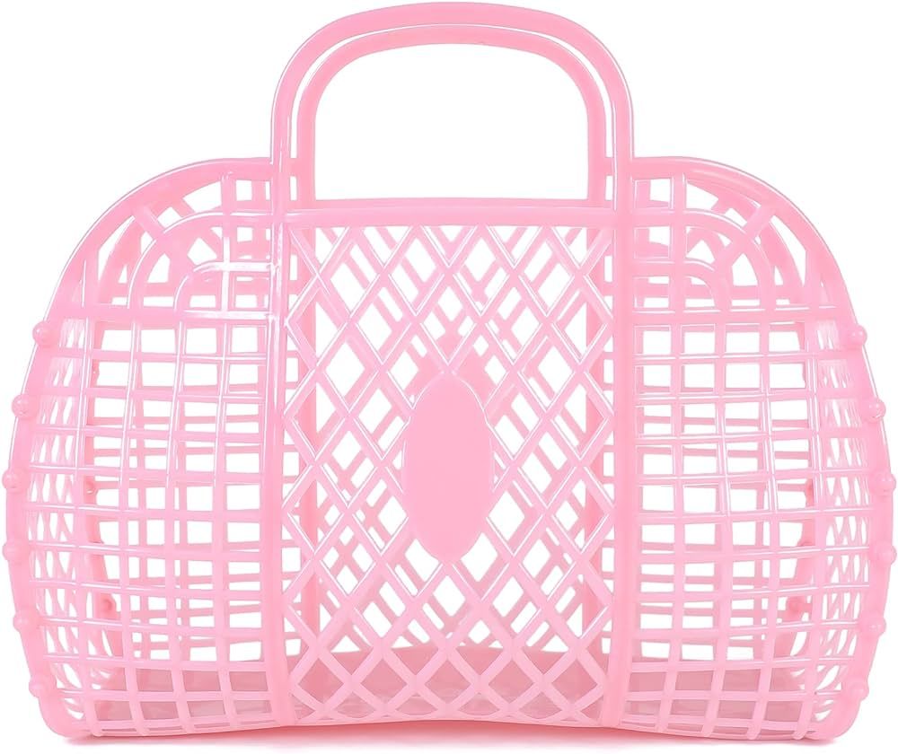 BABANA Jelly Bags - Reusable Gift Basket - Girls Beach Bag - Toddler, Kids Jelly Purse - Hallowee... | Amazon (US)
