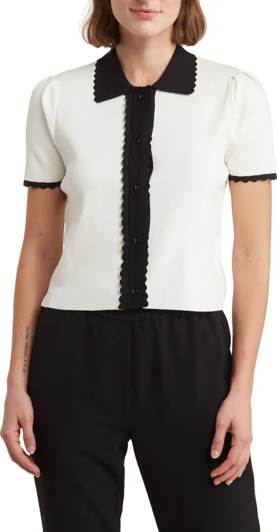 Scallop Detail Sweater | Nordstrom Rack