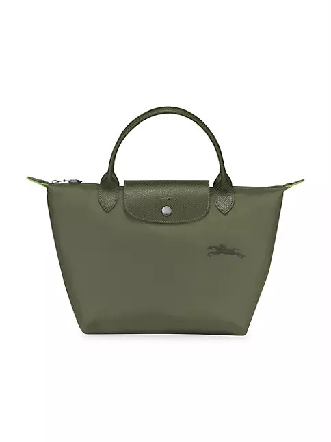 Longchamp Small Le Pliage Green Top Handle Bag | Saks Fifth Avenue