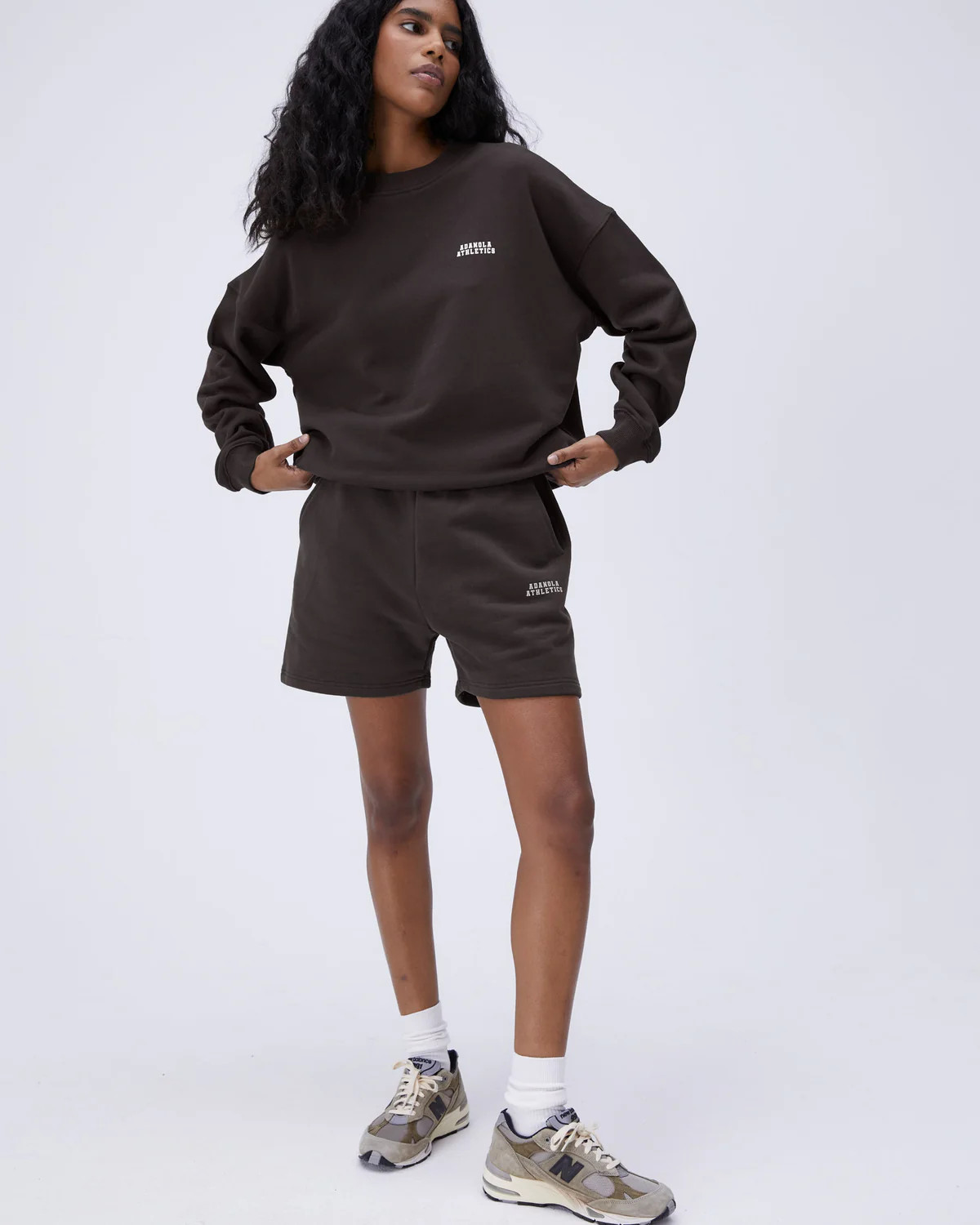 Oversized Sweatshirt - Coffee Bean | Adanola UK