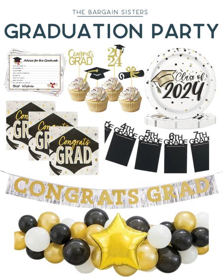 Graduation Party Must Haves 

| Grad Party Decor | High School Graduation | College Graduation | 2024 Graduation | Balloon Arch | Party Banner 

#LTKparties #LTKSeasonal #LTKfindsunder50