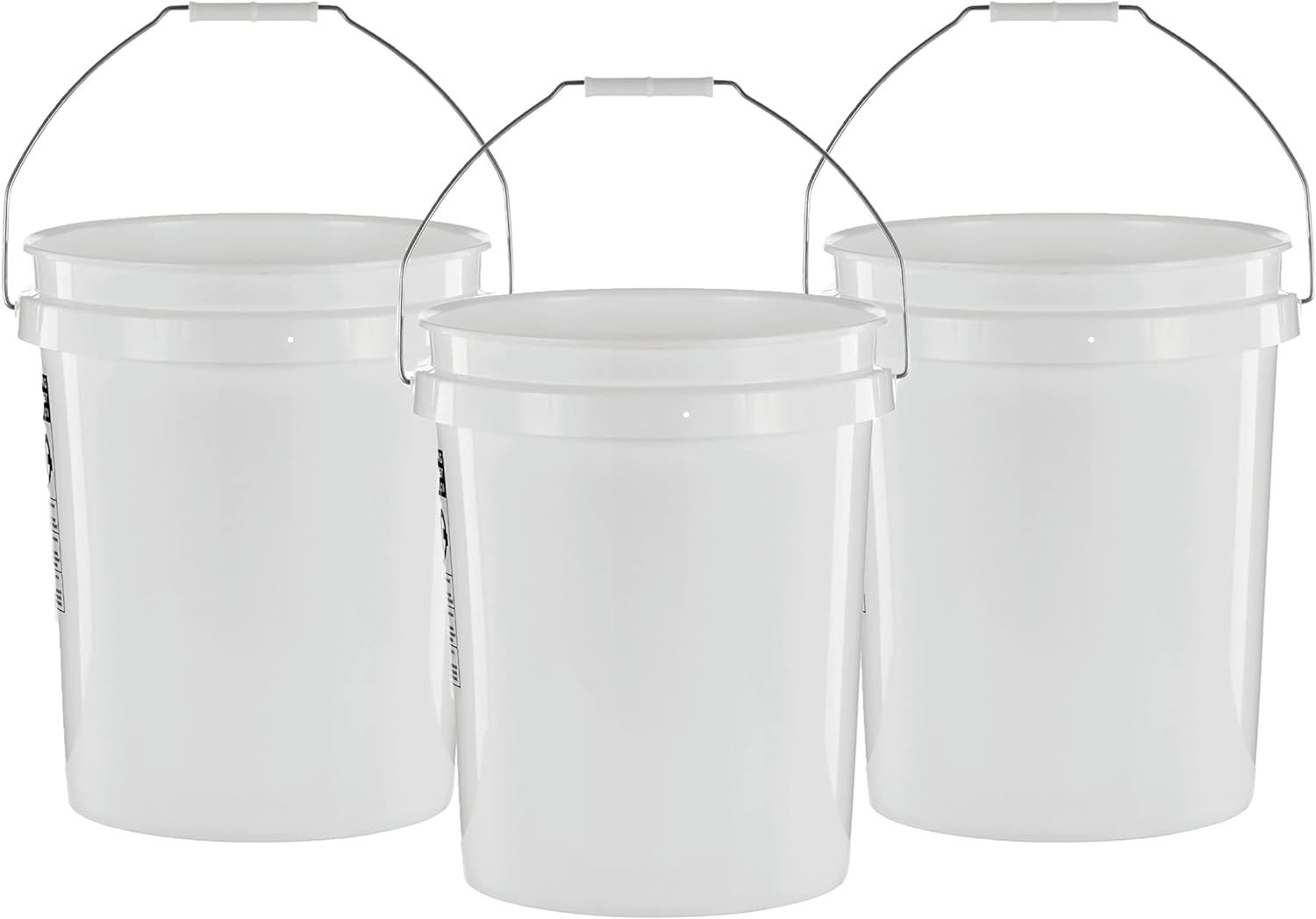 United Solutions 5 Gallon Bucket, Heavy Duty Plastic Bucket, Comfortable Handle, Easy to Clean, P... | Amazon (US)