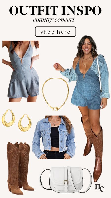 Country concert outfit option!

Size medium in all!

County look, Nashville, romper, Coachella, stagecoach, concert look, midsize, moms night out, date night, spring look, denim, jeans 

#LTKmidsize #LTKFestival #LTKstyletip