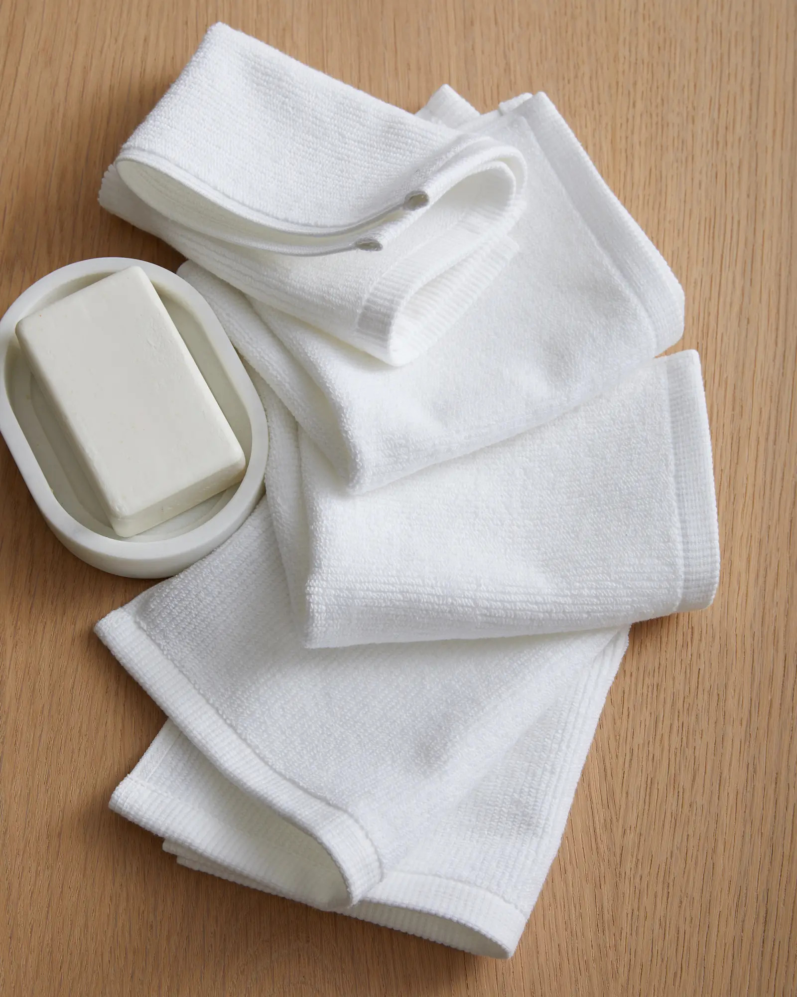 Turkish Ribbed Quick Dry Bath Sheet Bundle | Quince