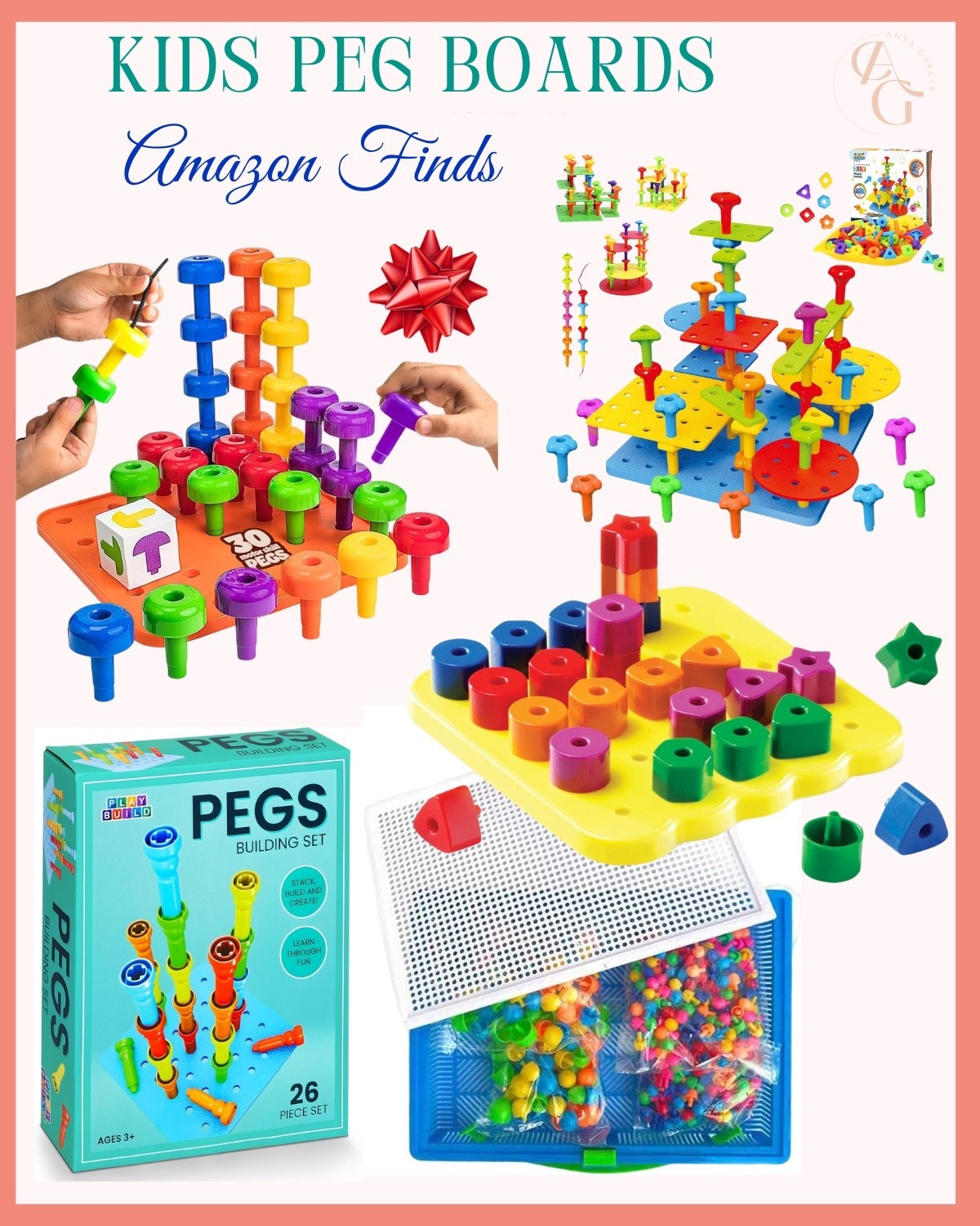 Kids Peg Boards ~ Amazon Finds 

#LTKHome #LTKKids #LTKmorningroutine