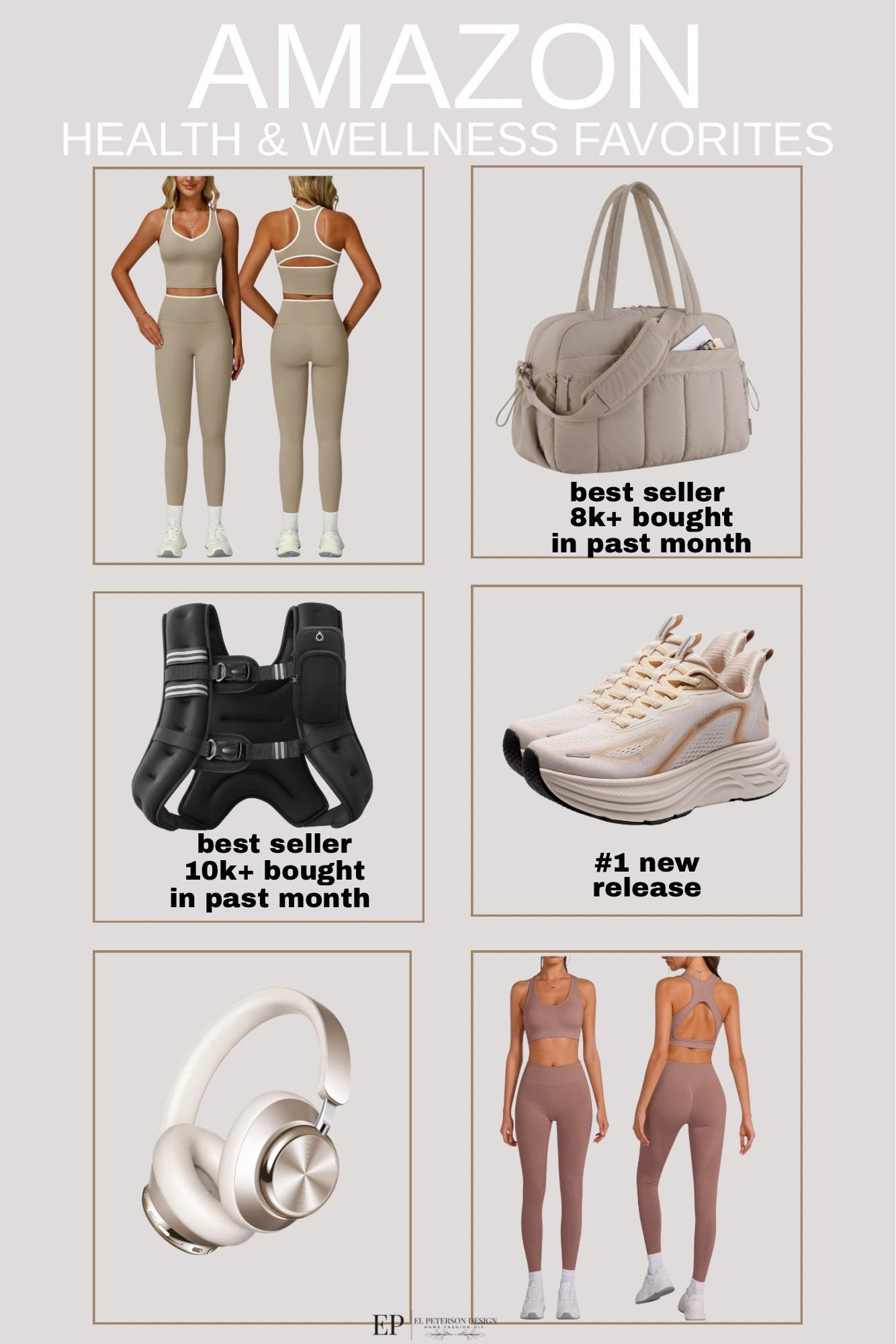 Amazon
Workout 2 piece
Bag
Weight vest
Sneakers
Headset


#LTKWorkwear #LTKFindsUnder100 #LTKFindsUnder50