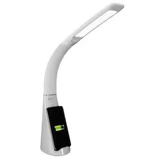 OttLite Purify LED Sanitizing Desk Lamp with Wireless Charging By Ott Lite in White | 26" | Michaels® | Michaels Stores
