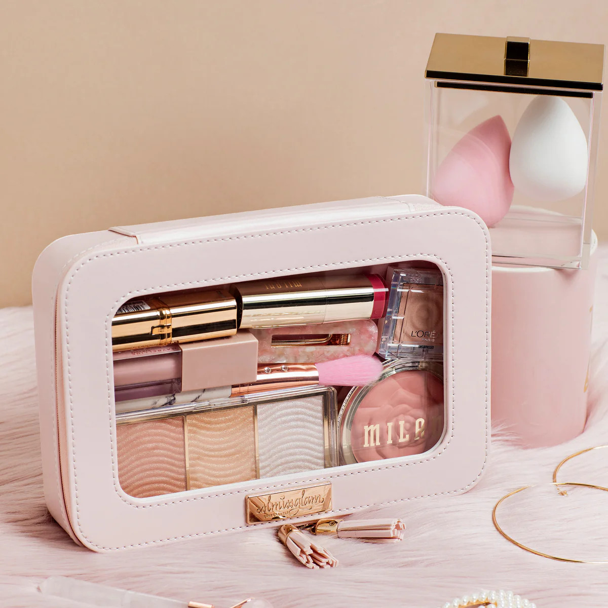 Pink Makeup Case💕 | SLMISSGLAM BEAUTY