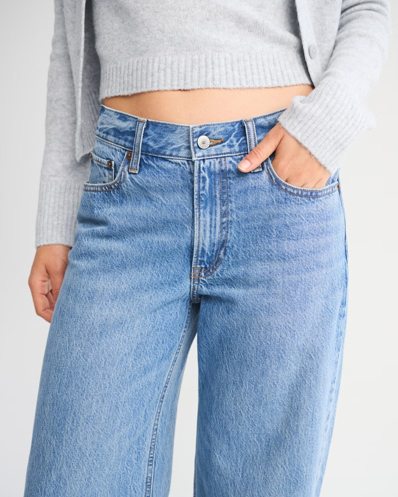 Women's Low Rise Ultra Loose Jean | Women's Bottoms | Abercrombie.com | Abercrombie & Fitch (US)