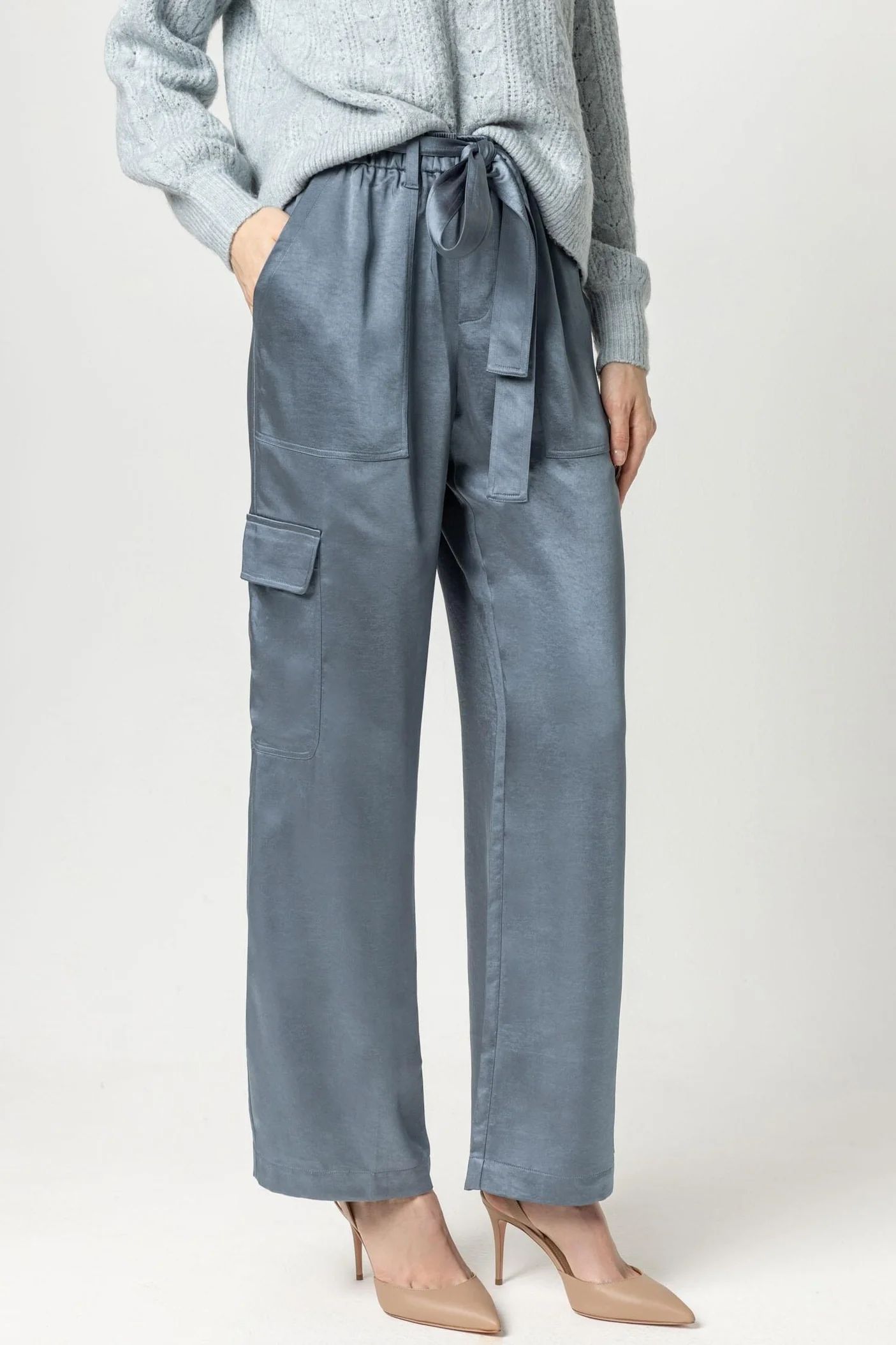 Satin Cargo Pant | Lilla P