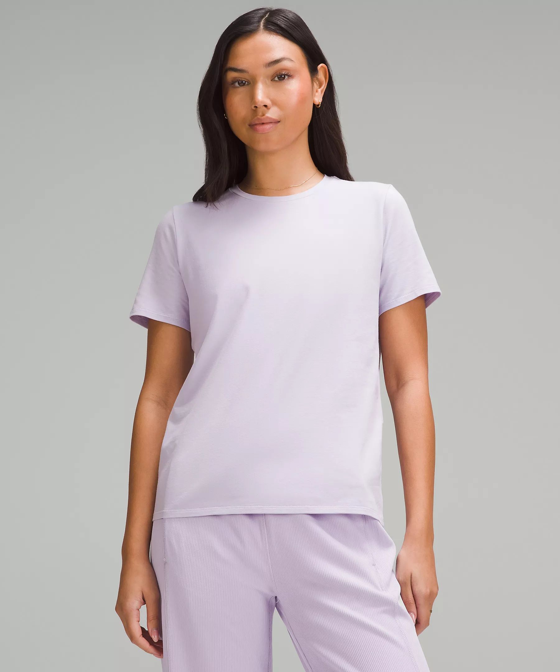 Love Organic Cotton Straight-Hem Crewneck T-Shirt | Women's Short Sleeve Shirts & Tee's | lululem... | Lululemon (US)