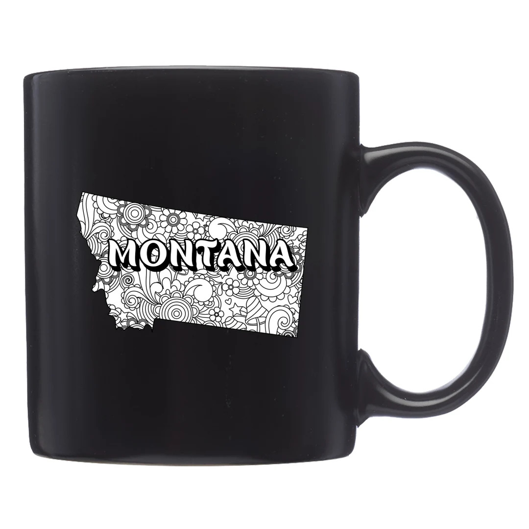 Cute Montana Mug. Cute Montana Gift. Montana Gifts. Montana Gift Idea. Montana State Mug. MT Mug.... | Etsy (US)