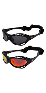 2 Pairs of Birdz Seahawk Polarized Padded Sunglasses Jetski Kayaking Jet Ski Watersports Black Fr... | Amazon (US)