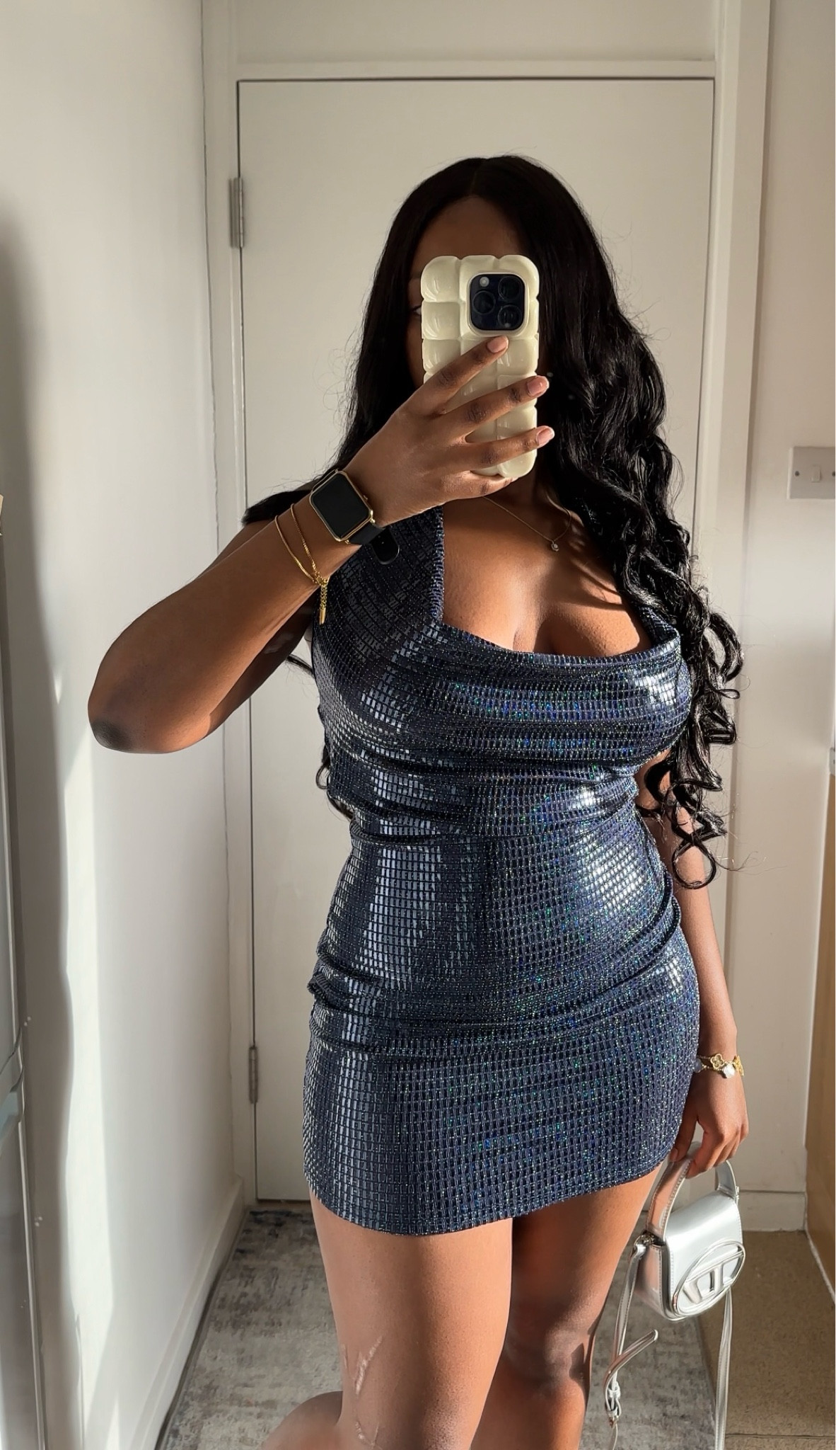 New years navy blue sparkly dress🦋 bag colour option is: #15 12.5cm

#LTKHoliday #LTKSeasonal #LTKstyletip