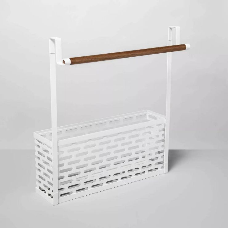 Punched Metal Over The Door Organizer White - Brightroom™ | Target