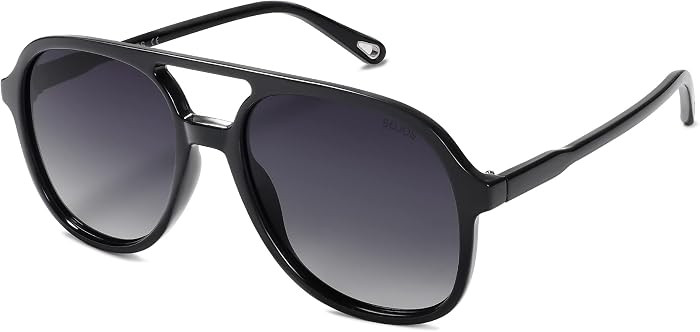 SOJOS Retro Polarized Aviator Sunglasses Womens Mens SJ2174 | Amazon (US)