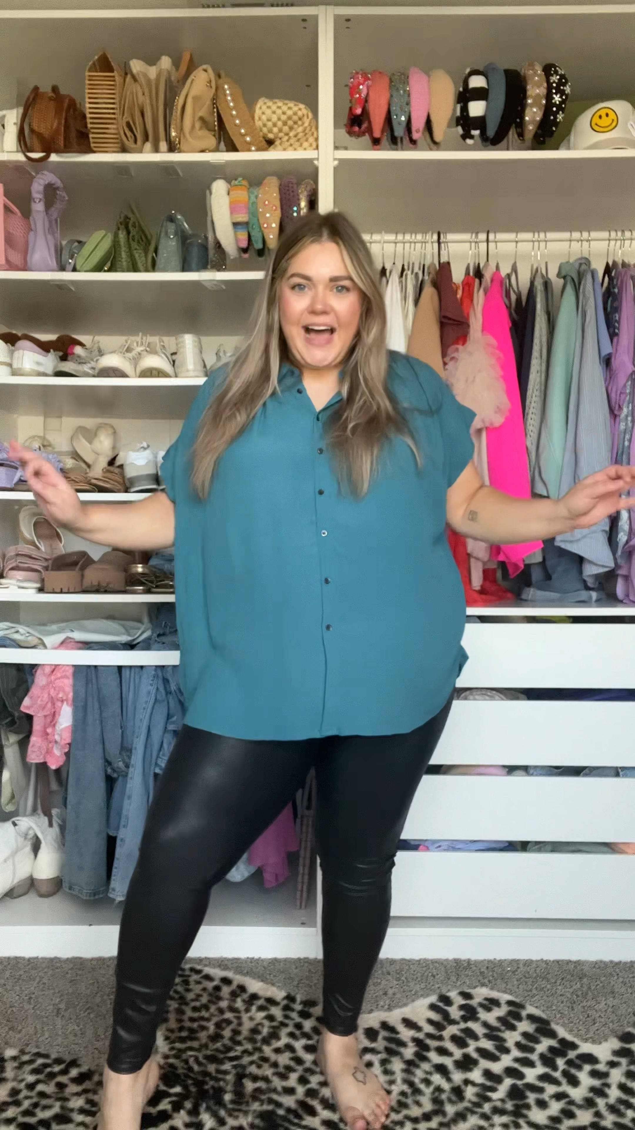 Spanx Plus Faux Leather Leggings