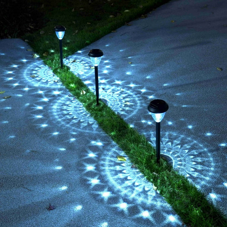10 Pack Solar Lights For Outside Pathway Walkway Driveway Garden Yard Solar Powered Lights Outdoo... | Walmart (US)