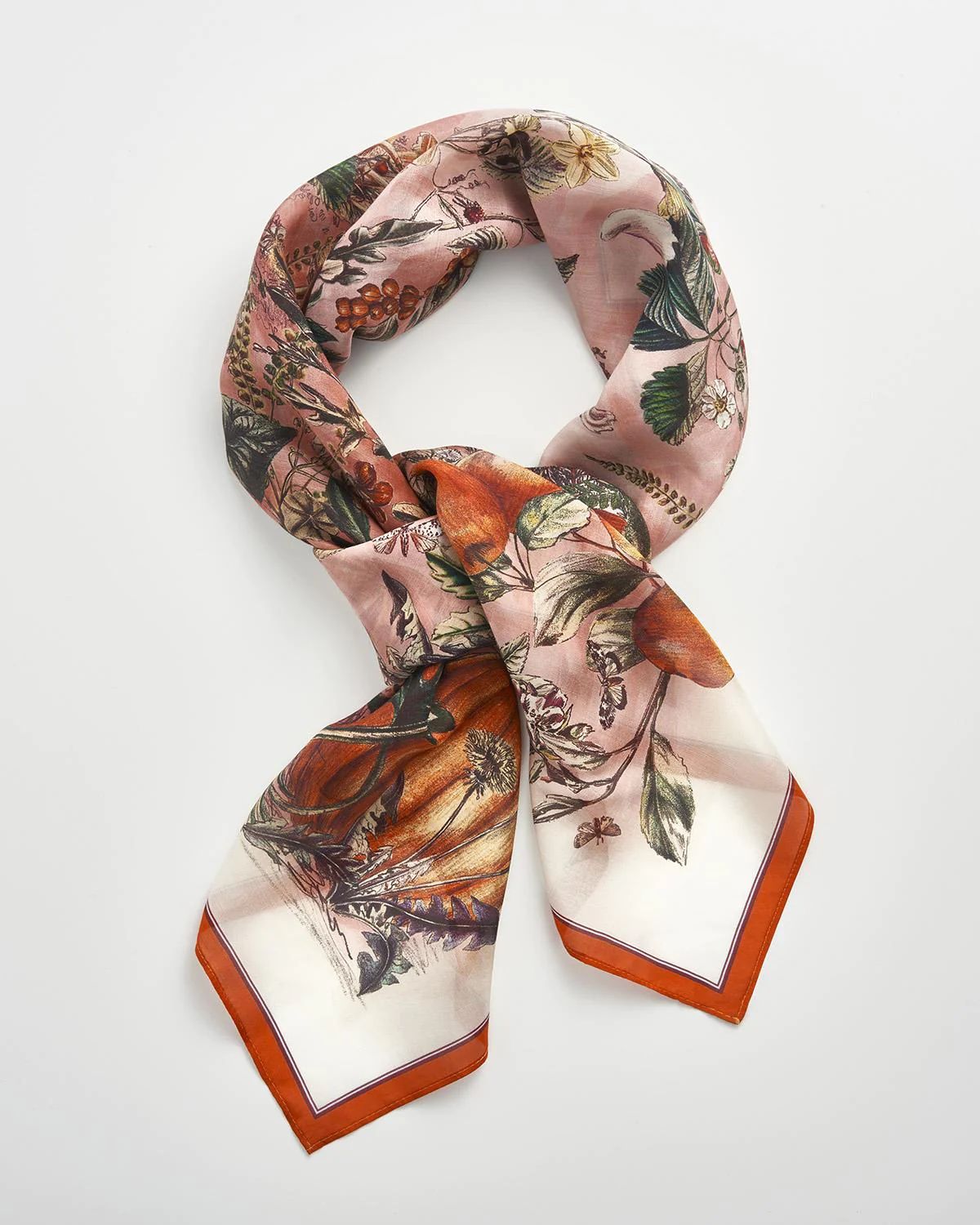 Nocturnal Garden Scarf Pink Lady | Fable England