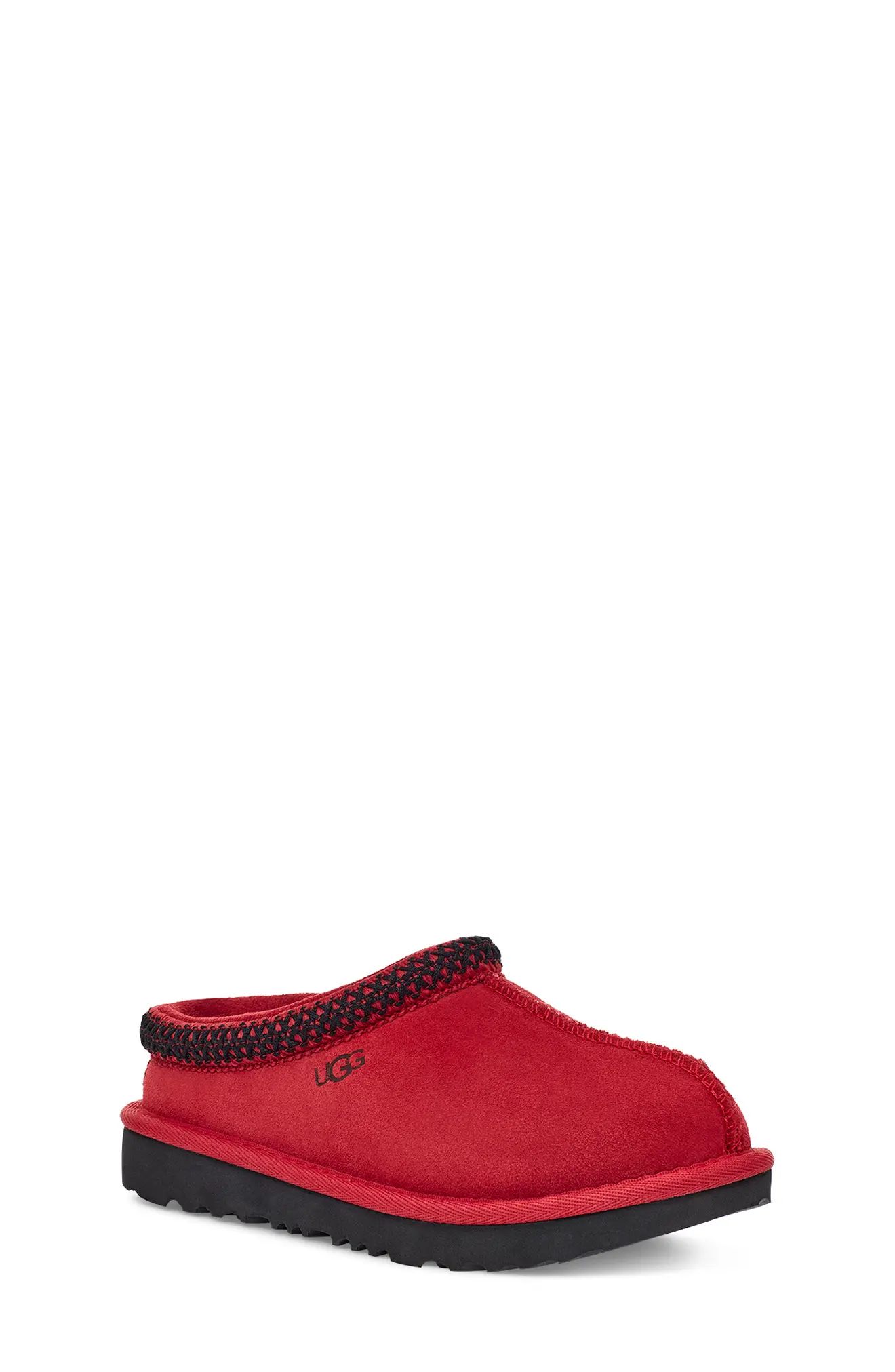 UGG(R) K-Tasman II Embroidered Slipper in Samba Red at Nordstrom, Size 9 M | Nordstrom