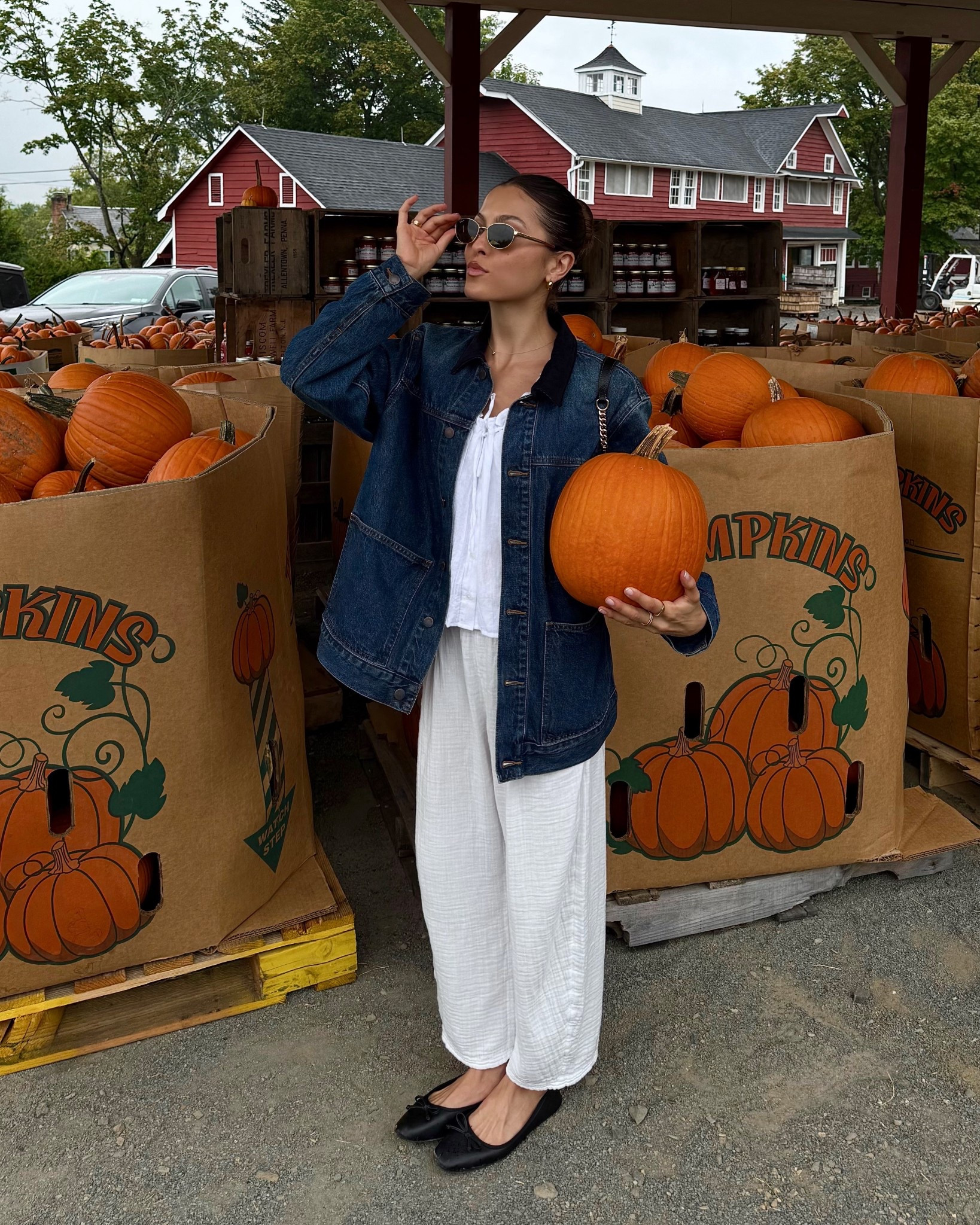 causal comfy apple picking outfit! 🍎🍁