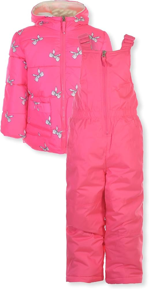 Pink Platinum Girls' 2-Piece Snowsuit Jacket Set Outfit | Amazon (US)