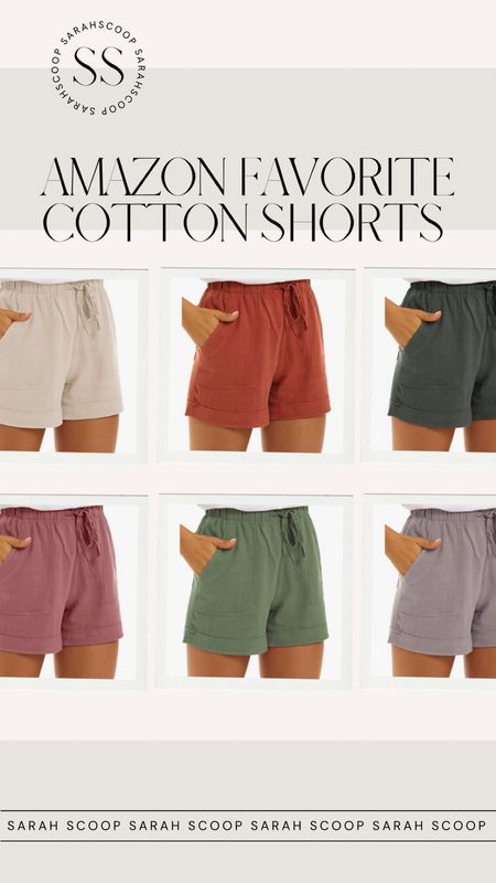 Feel great wearing these cotton shorts all summer long! So many colors to choose from! 

#LTKSeasonal #LTKFind #LTKfit