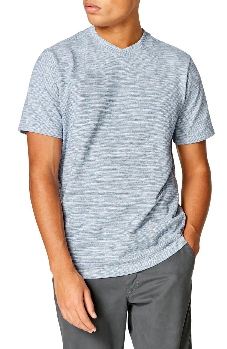 Akasaka Slim Fit Slub Stripe Jersey T-Shirt | Nordstrom
