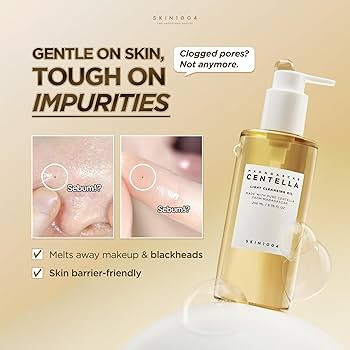 SKIN1004 Madagascar Centella Light Cleansing Oil 6.76 fl.oz, 200ml | Gentle Oil Cleanser for Face... | Amazon (US)