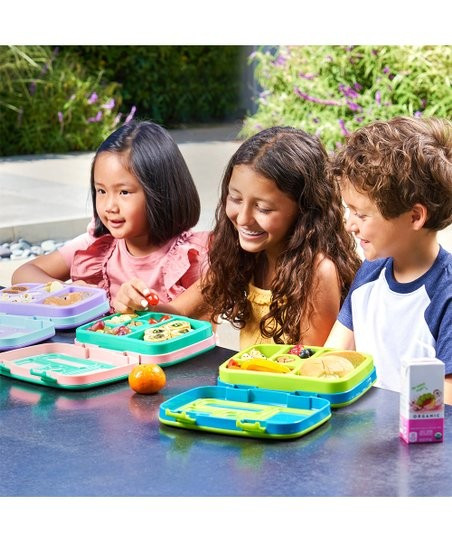 Pink & Purple Fairies Five-Compartment Bento Lunch Box | Zulily