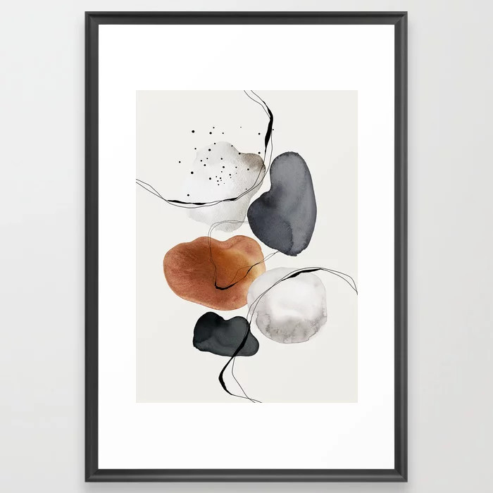 Abstract World Framed Art Print | Society6