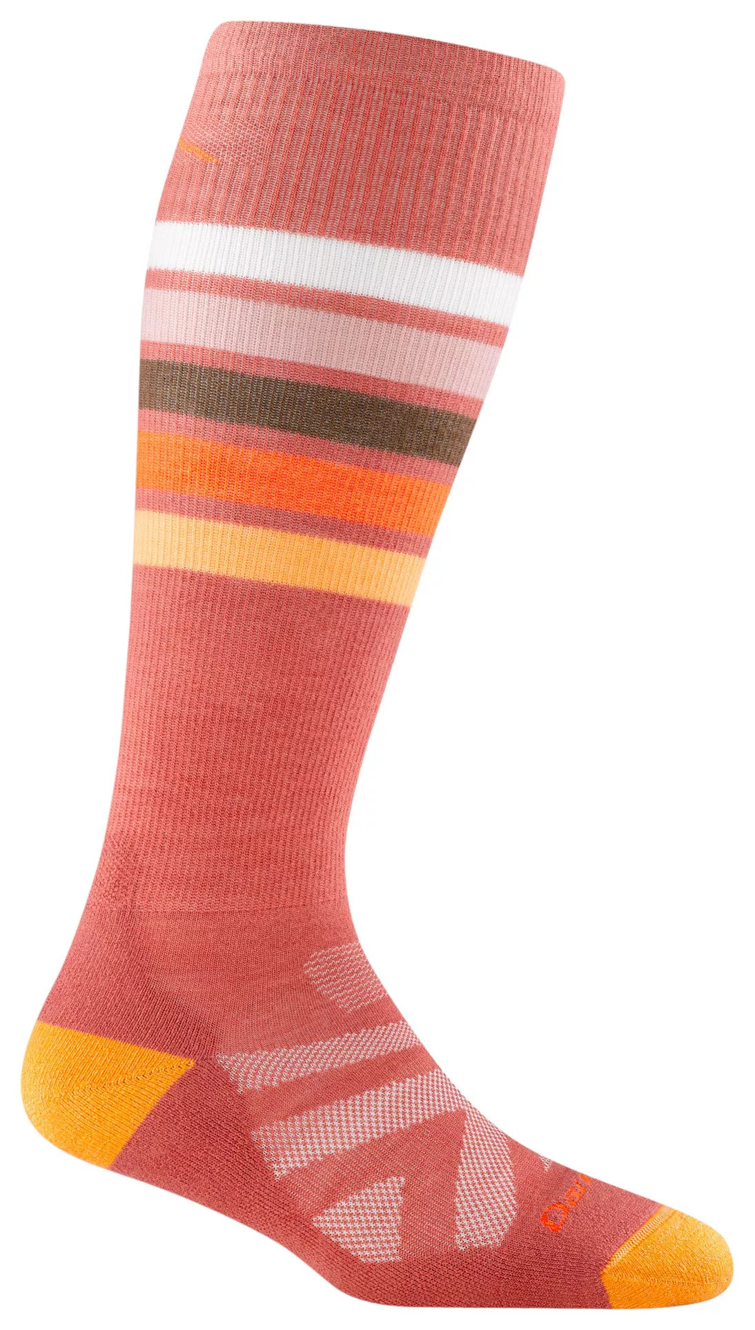 Darn Tough Women's Snowburst Midweight Cushioned Over-the-Calf Socks, Medium, Canyon | Dick's Sporting Goods