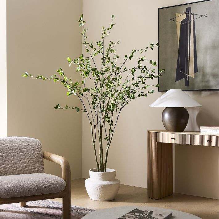 Faux Minimalist Citrus Potted Plant | West Elm (US)