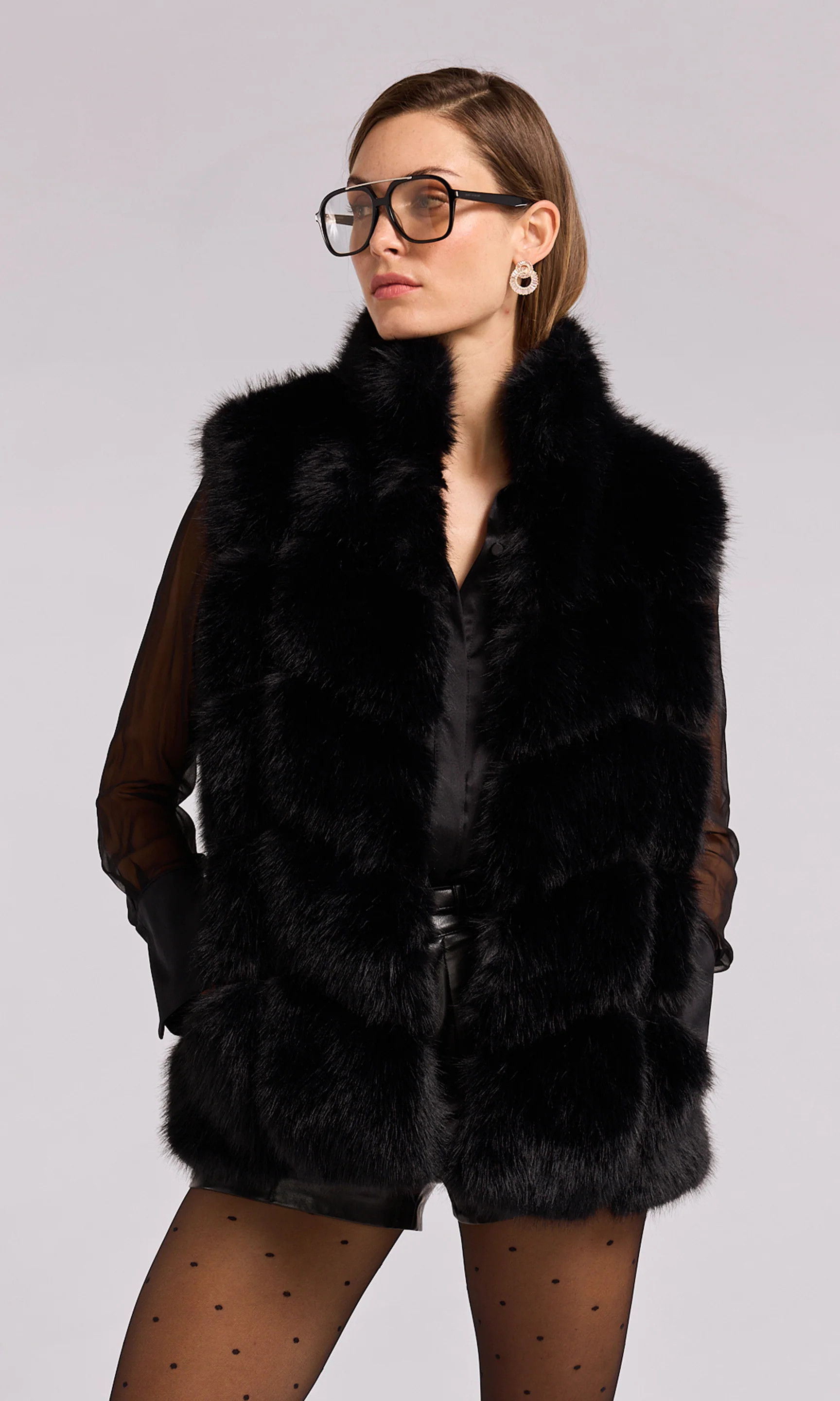 Whitley Faux Fur Vest | Generation Love