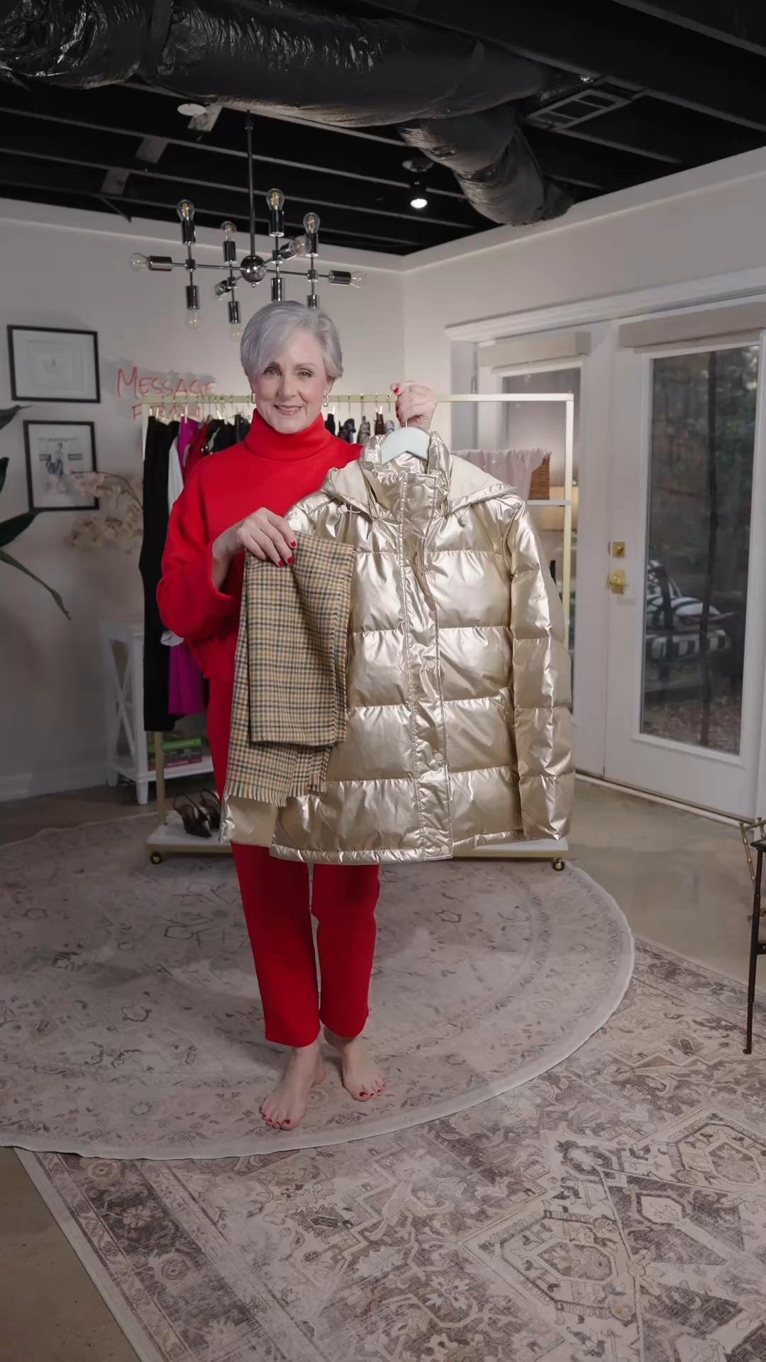 
Shiny, cozy, and absolutely refusing to blend in — this metallic puffer is proof that winter style doesn’t have to be dull. Classic? Yes. Boring? Never. ✨🧥

If you’re craving a little glam with your warmth, this one delivers without looking like you’re headed to outer space… unless it’s for a very chic mission. 😉

#classicnotboring #winterstyleinspo #womenover50style #timelessstyle #agelessstyle #winteroutfitideas #styleover50 #fashionover50 #gritandglam #over50influencer #coldweatherstyle #pufferjacketstyle #winterwardrobe #elevatedbasics #midlifefashion

#LTKOver40 #LTKootd #LTKgrwm