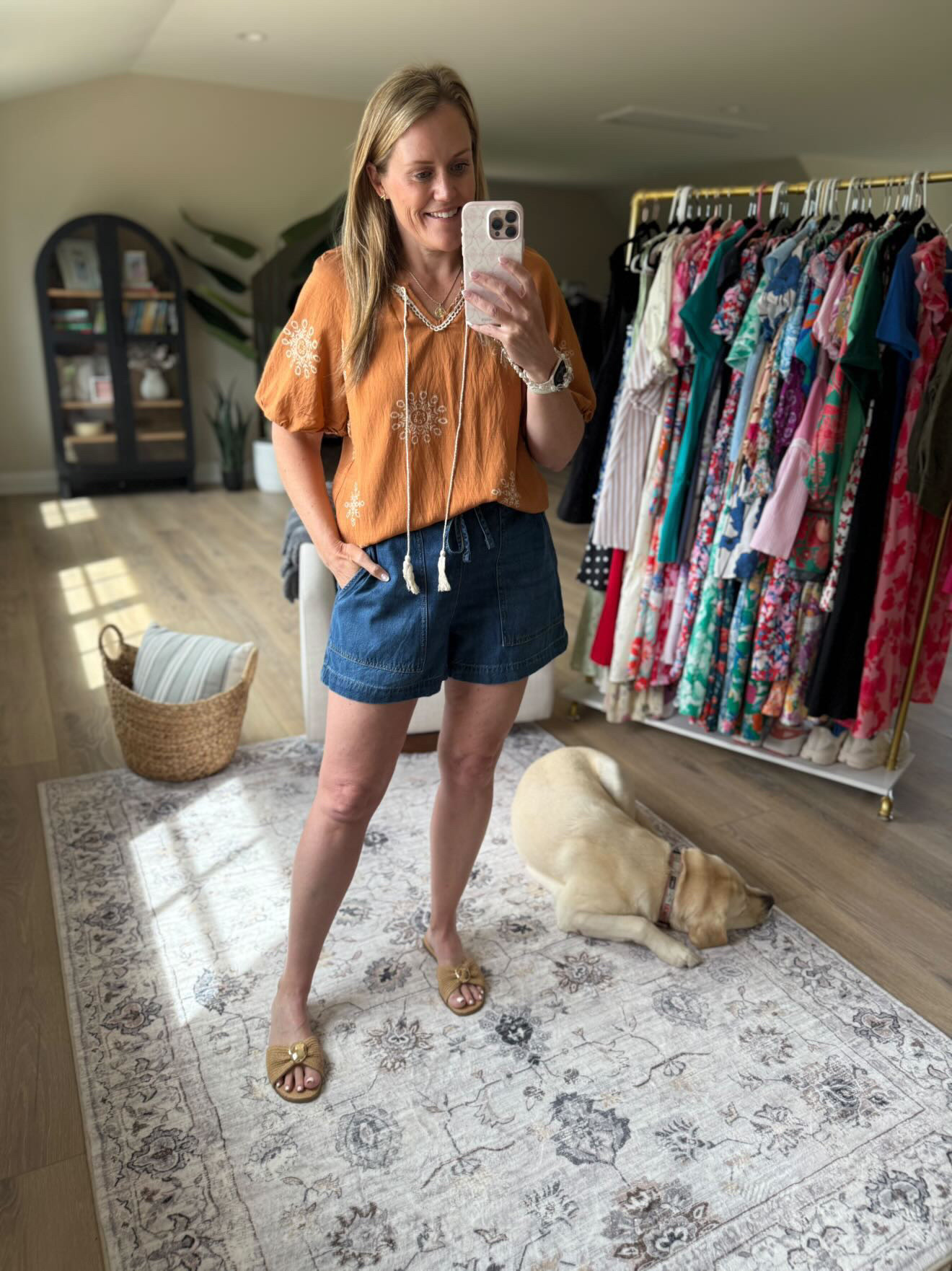 Casual summer outfit

Amazon fashion denim shorts sandals blouse mom style

#LTKmomlife #LTKgrwm #LTKootd