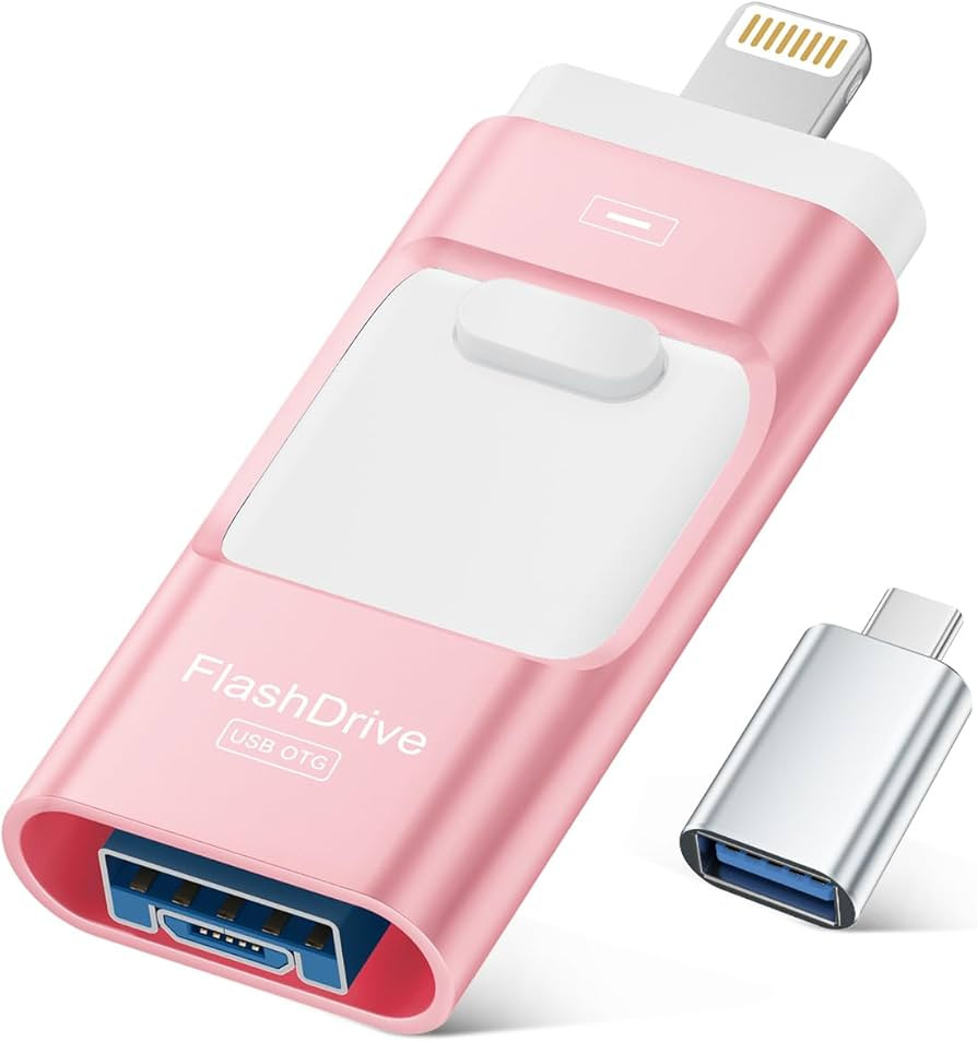 MFi Certified Flash Drive for iPhone 256GB, Photo Stick Memory Stick for iPad, USB Thumb Drive fo... | Amazon (US)
