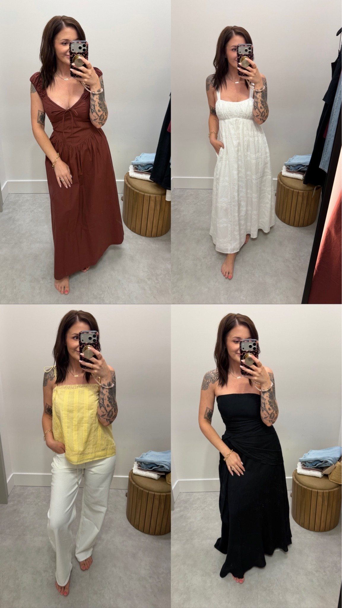 Abercrombie try on!
Petite friendly!
All dresses are XS
Yellow top is a S
White jeans are a 26 short

#LTKSaleAlert #LTKPetite
