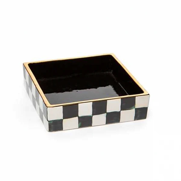 MacKenzie Childs Courtly Check Cocktail Napkin Holder | Waiting On Martha