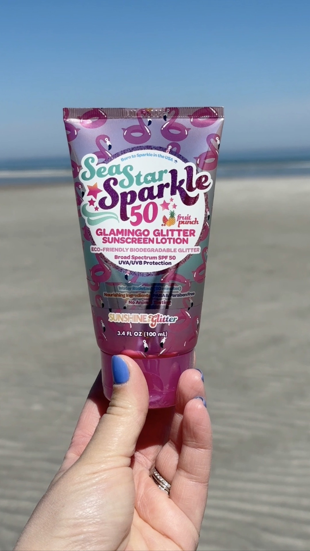✨🦩☀️ POV: Your sunscreen sparkles and smells like summer. ☀️🦩✨

Beach days just got a lot more fun with SeaStar Sparkle SPF 50 Flamingo Glitter Sunscreen Lotion. The shimmer is so pretty, the fruity scent is amazing, and the SPF 50 protection makes it easy to enjoy long days in the sun with confidence. 💖

From beach trips to pool days, it’s quickly become one of our favorite summer essentials. A little sparkle, a lot of protection, and the perfect scent for sunny days. ✨

#SeaStarSparkle #SPF50 #BeachEssentials #SummerVibes #BeachDay #SummerFavorites #SunProtection #GlitterSunscreen #Ad 🦩💖☀️✨

#LTKKids #LTKSeasonal #LTKmomlife