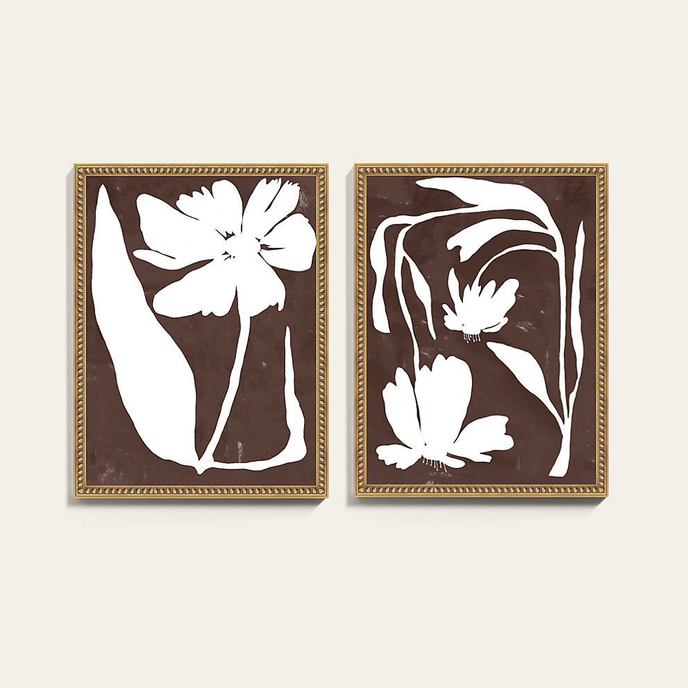 Whispers of Bloom Art - Chestnut | Ballard Designs, Inc.